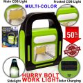 Genuine LED Work Light Hurry Bolt Work Lamp Flashlight Rechargeable Emergency torch Lumens COB 3 solar Lights Spotlights Built-in Battery for Camping Household. 