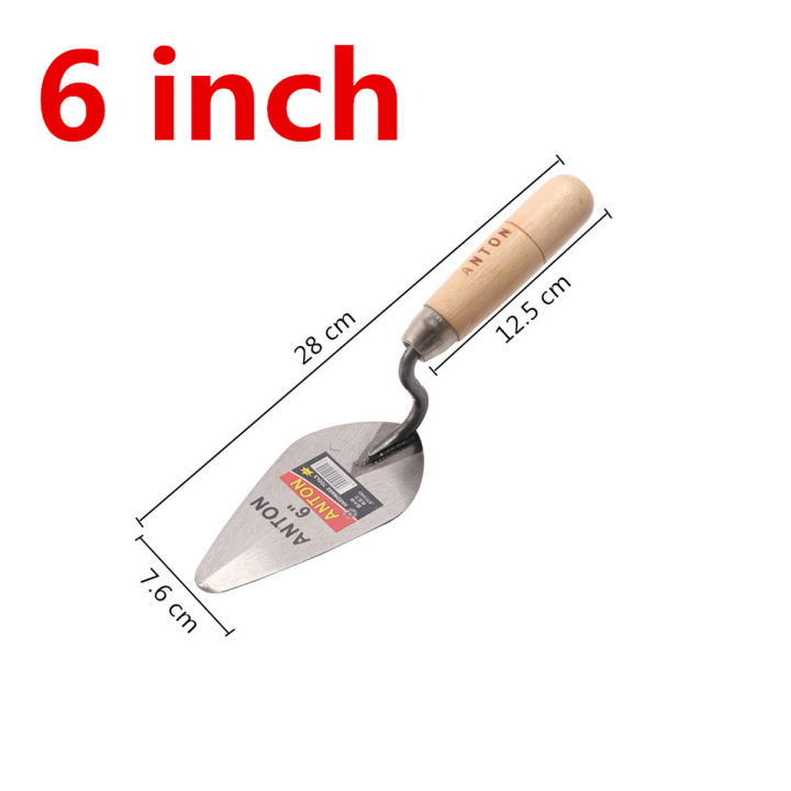 Carbon%C2%A0Steel%20Plastering%20Trowel%206%20inch%207%20inch%20Pointed%20Bricklaying%20Knife%20Round%20Wooden%20Handle%20Trowel%20Wall%20Brick%20Trowel%20Mason%20Tools%20-%20Image%204