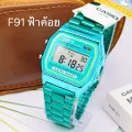 Casio F91 watch women wristwatch casual digital wrist watch stainless steel watch dial 25-38mm function free Casio box. 