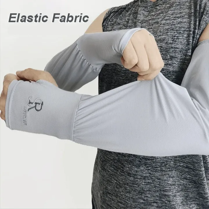 Summer%20Sun%20Protection%20Ice%20Sleeves%20Unisex%20Fashion%20Embroidered%20Outdoor%20Driving%20Riding%20Arm%20Sleeves%20With%20Thumb%20Hole%20-%20Image%204