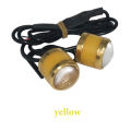 2pcs LED Eagle Eyes Strobe Motorcycle Daytime Running Lights Flash LED Warning Backup Reversing Parking Signal Lamp Waterproof. 