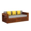 sofa cum bed pure solid sheshom wooden. 
