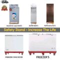 Safety Stand For Refrigerator's & Deep Freezer's & Dispenser's and Washing Machine's / Classic Disign Wooden Stand. 