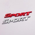 3D Chrome Metal Car Letters Logo SPORT Emblem Badge Sport Stickers Car Rear Trunk Accessories.