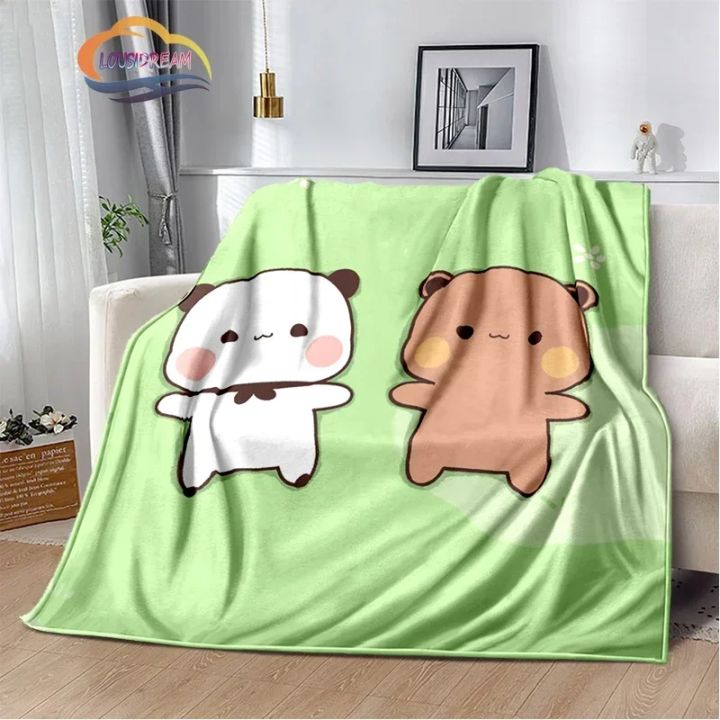 Cartoon%20Print%20Bear%20and%20Pa%20Blanket%20Cute%20Bubu%20%20Dudu%20Series%20%20Kids%20Warm%20Flannel%20Soft%20Comfortable%20Home%20Bed%20-%20Image%207