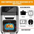 2pc/1pc Air Fryer Silicone Tray Rectangle Oven Baking Basket Reusable Liner Insert Dish Fried Chicken for Airfryers Accessories.