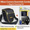 Combo Pack Of Dslr Bag & Camera Cleaning Kit (Dslr Camera Lens Cleaning Kit For Canon, Camera Bag, Dslr Bag). 