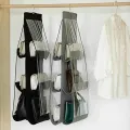 Handbag Storage Hanging Purse Organizer Bedroom Organization Dust-Proof Holder Bag for Wardrobe Closet. 