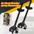 Shock Spring Compressor, Coil Compression Tool Set - Manual Strut Clamp for Shock Removal, Vehicle & Motorcycle Suspension Syste. 
