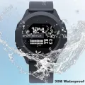 Yikaze Men's Sports Watch Military Digital Men Watches Multifunction Clock Waterproof Luminous Led Electronic Wristwatch. 