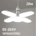 E27 Fan Shape LED Bulb AC85-265V 28W Foldable Led Light Bulb Lampada For Home Living Room Warehouse Garage Ceiling Light. 