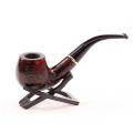 Handmade 14.5cm Length Classic Bent Wooden Smoking Pipe With Beautiful Carve Patterns Smoking Tobacco Dry Herb Pipes. 