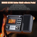 MOOER GE100 Guitar Multi-effects Processor Effect Pedal with Loop Recording(180 Seconds) Tuning Tap Tempo Rhythm Setting Scale &. 