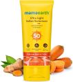 Mamaearth Ultra Light Sunscreen Lotion | Organic & Natural SPF 50 Broad Spectrum Sunblock Suntan Lotion with Turmeric & Carrot Seed | 2.71 Fl Oz (80ml). 