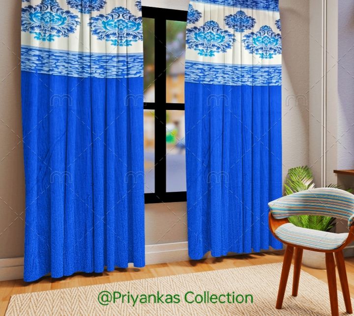 "Printed Light Curtains - Elegant Sheer Window Drapes for Living Room ...