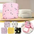 Portable Storage Bag For Sanitary Napkin Pads Cartoon Cute Waterproof Sanitary Napkin Storage Bags. 