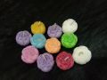 5 piece flower candles with marvelous fragrance. 
