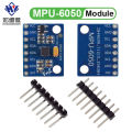 GY-521 MPU6050 3-Axis Accelerometer Gyro Module MPU-6050 6 DOF 6-Axis Accelerometer DIY Kit Compatible with 16-Bit AD Converter. 