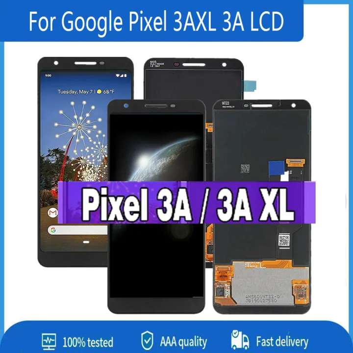 Supor AMOLED LCD For Google Pixel 3AXL 3A XL G020C LCD Display For Google Pixel 3a LCD G020A Panel Screen Touch Digitizer Tested