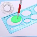 Multifunctional Wanhua Ruler Magic Set Ruler Versatile Gauge Curve Gear Drawing Tool Kit Puzzle Template Ruler.