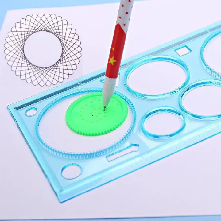 Multifunctional%20Wanhua%20Ruler%20Magic%20Set%20Ruler%20Versatile%20Gauge%20Curve%20Gear%20Drawing%20Tool%20Kit%20Puzzle%20Template%20Ruler%20-%20Image%205