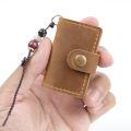 Cute Tiny Leather Notebook Mini Pocket Notepad Travel Sketchbook Planner Diary Retro Cowhide Cover Booklet Wedding.