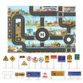 Waterproof Baby Play Mat City Traffic Road Map Mat Carpet City Car Parking Lot Roadmap Traffic Signs Baby Climbing Playing Mat. 