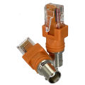 1Pcs Connector BNC Female jack to RJ45 Male plug RF Adapter Coaxial High Quanlity. 