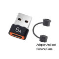 6A OTG USB to USB C Adapters Durable Metallic Build Universal Compatibility Including iPhone iPad S23 IWatch AirPods.