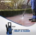 105 BAR Hyundai Pressure Washer 1400WATT , AC Service, Solar Panels Washer , Car Washer. 