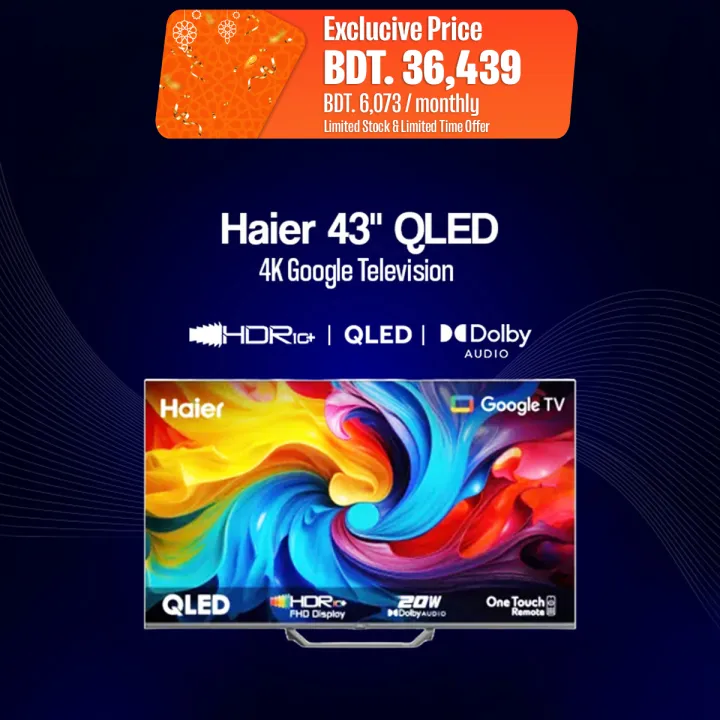 Haier%2043"%20QLED%204K%20Google%20TV%20(H43S80EUX)%20with%20Free%20Delivery%20-%20Image%202