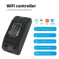 1pcs Tuya WiFi Smart Switch APP Wireless Controller Universal Breaker Timer Smart Life Work with LED Light Switch. 