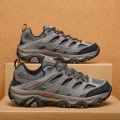 HIKEUP Hiking Shoes Men Designer Climbing Trekking Sneakers for Men Leather Outdoor Sports Work Man Shoes Run Shoes. 