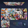 Large Size Anime Laptop Keyboard Desk Pad Luffy Roronoa Zoro Non-Slip Mouse Pad High Definition Lock Edge ONE PIECE Mouse Pad. 