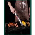 1Pc Outdoor camping Grill Tongs 45CM ExtraLong Kitchen Tongs Grilling Tongs Clips Stainless Steel Tongs for Cooking Grilling. 