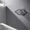 Stainless Steel Wall Mounted Soap Holder No Drill Bathroom Hanger Holds 2 Soaps  for Halloween Christmas Home Use. 