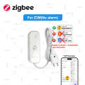 Zigbee Water Leak Detector Smart Home Flood Leakage Sensor Overflow Security 110dB Sound Alarm Alerts For Tuya Smart Life Z2MQTT. 