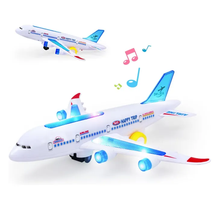 Auto Pilot Toy Electronic Aeroplane Toy with Music Autopilot Flash Sound Aircraft ...