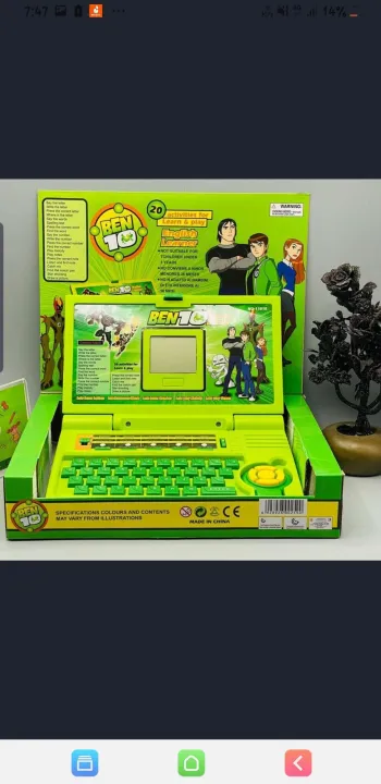 Learning%20Laptop%20Educational%20Toy%20For%20Kids,%208%20Learning%20Modes%20And%2020%20Multi%20Activities%20With%20Screen%20Display%20Gift%20for%20Kids%20(Ben%2010%20Toy%20Laptop)%20-%20Image%204