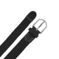Ladies Braided Elastic Woven Leather Stretchable Belt for Girls Women. Imported Quality.. 
