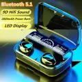 M19 / M10 Digital Wireless Earbuds Full Set with Box - Airdotspro TWS Bluetooth 5.0 Stereo Headphones Earphones Headsets Airdots Earpods Airpods with Mic i12 i7s Inpods Pro 185945582 TecZone LK. 