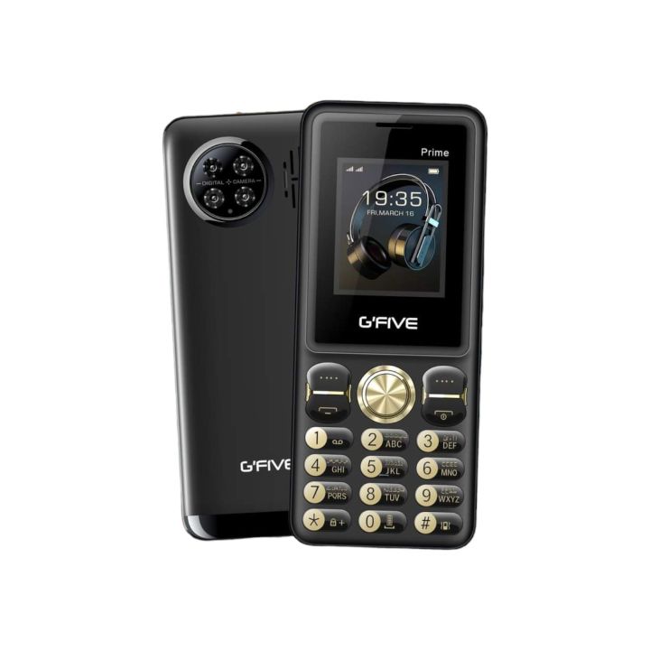 Gfive Prime - 1.8 Inch Display - 3000mAH battery - Dual Sim - PTA Approved - Magic Voice - 1 Year brand Warranty