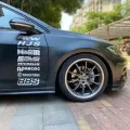 Racing Door Decals Set Graphic Sponsor Vinyl Sticker Automobile Accessories 30cm*13cm. 
