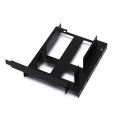 【3.5" 2.5" SSD HDD To PCI PCI-e Metal Mount PC Casing Hard Drive Bracket Adapter】. 