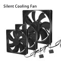 80mm 90mm 120mm Quiet Computer Fan Silent PC Fans For Computer PC Case GPU CPU Cooler Radiator Cooling. 