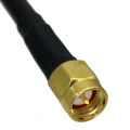 1Pcs Cable SMA male plug to SMA male plug Connector RG58 RF Coaxial Jumper pigtail 6inch~20M Wire Terminals. 