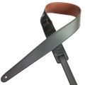 Adjustable Leather Guitar Strap Double Side 2 Colors Black & Brown PU Soft Belt for Electric Acoustic Classical Bass Guitarra. 