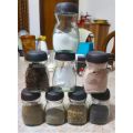 Used nescafe Glassware Food Jar , Food Container, Jar 6pcs 120ml.