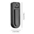 Mini Security Body Camera HD 200W Video Recorder with Compact Design and High Resolution for Surveillance Use.