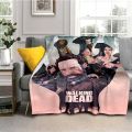 Daryl Dixon Walking Dead Movie Flannel Blanket,Warm and Soft Blanket  For Couch Sofa Office Home Travel Camping Birthday Gift. 